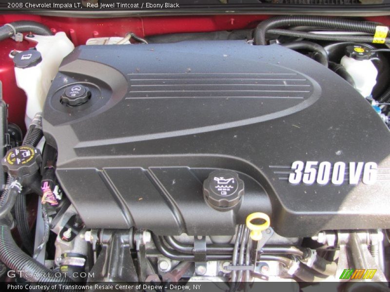 Red Jewel Tintcoat / Ebony Black 2008 Chevrolet Impala LT