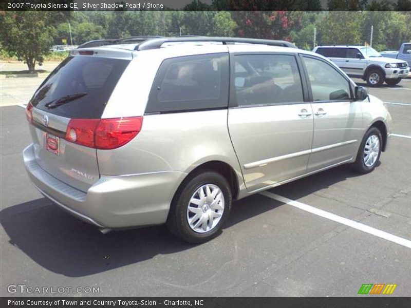 Silver Shadow Pearl / Stone 2007 Toyota Sienna CE