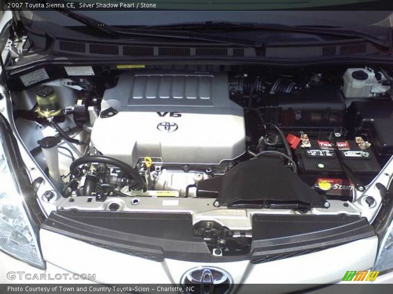 Silver Shadow Pearl / Stone 2007 Toyota Sienna CE