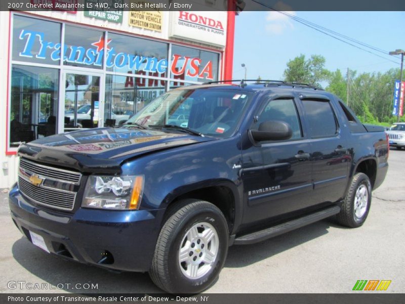 Dark Blue Metallic / Ebony 2007 Chevrolet Avalanche LS 4WD