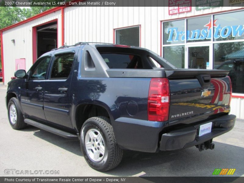 Dark Blue Metallic / Ebony 2007 Chevrolet Avalanche LS 4WD