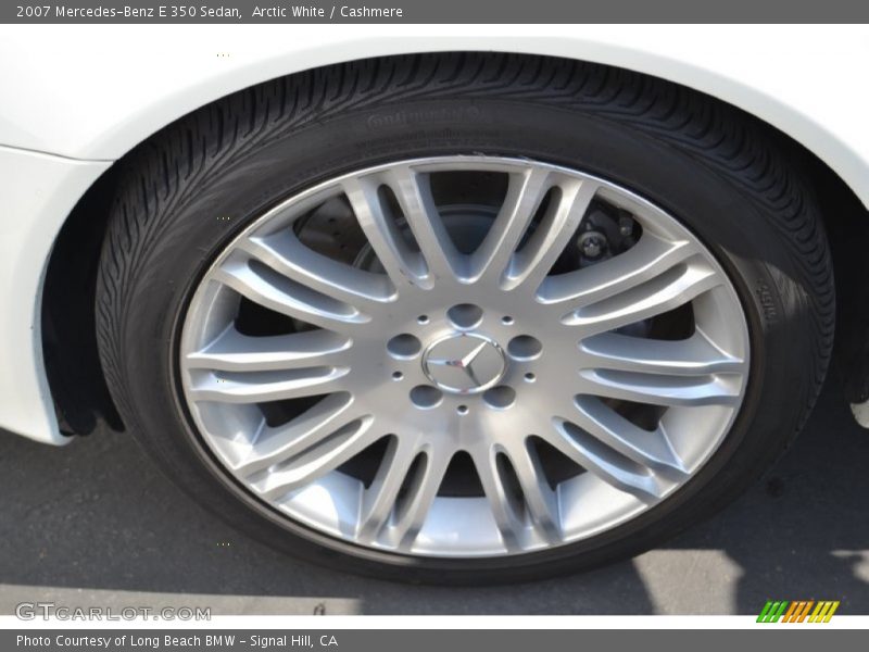 Arctic White / Cashmere 2007 Mercedes-Benz E 350 Sedan