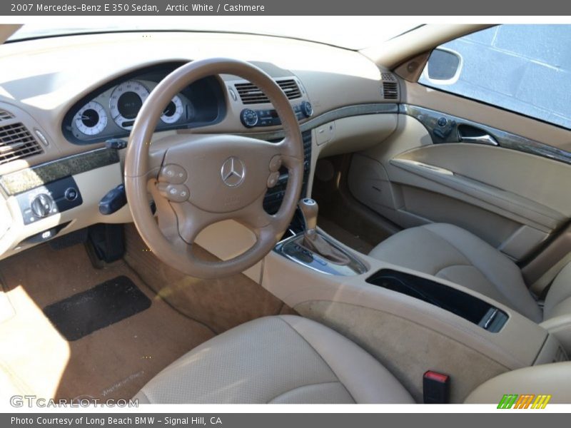 Arctic White / Cashmere 2007 Mercedes-Benz E 350 Sedan