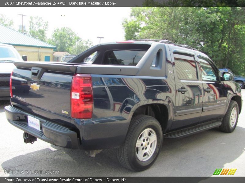 Dark Blue Metallic / Ebony 2007 Chevrolet Avalanche LS 4WD