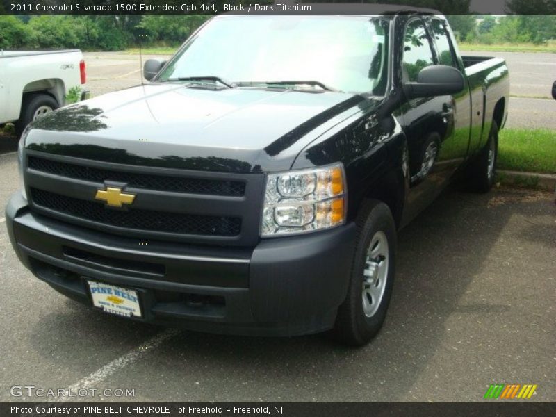 Black / Dark Titanium 2011 Chevrolet Silverado 1500 Extended Cab 4x4