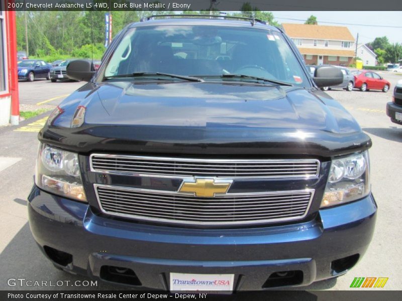 Dark Blue Metallic / Ebony 2007 Chevrolet Avalanche LS 4WD