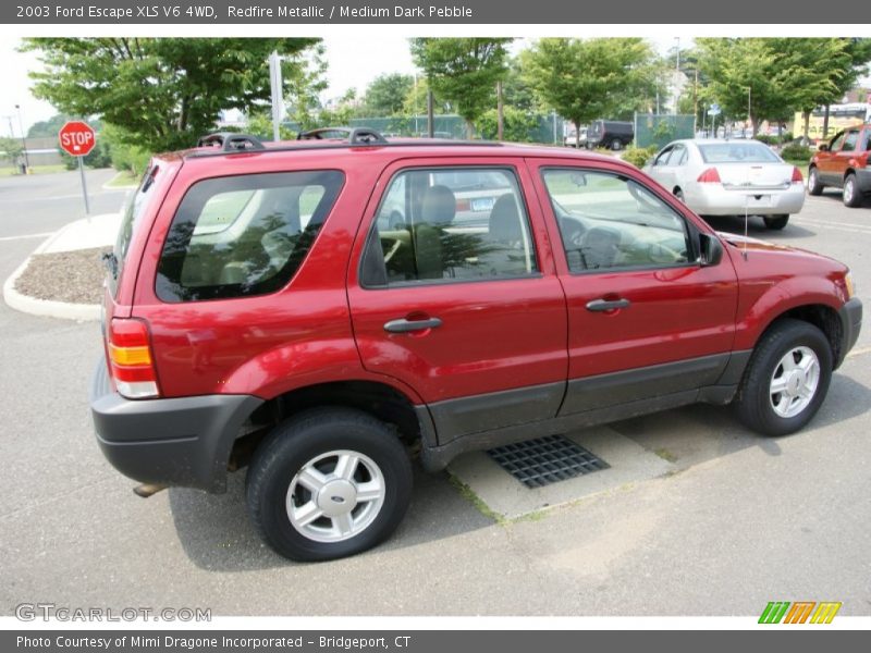 Redfire Metallic / Medium Dark Pebble 2003 Ford Escape XLS V6 4WD