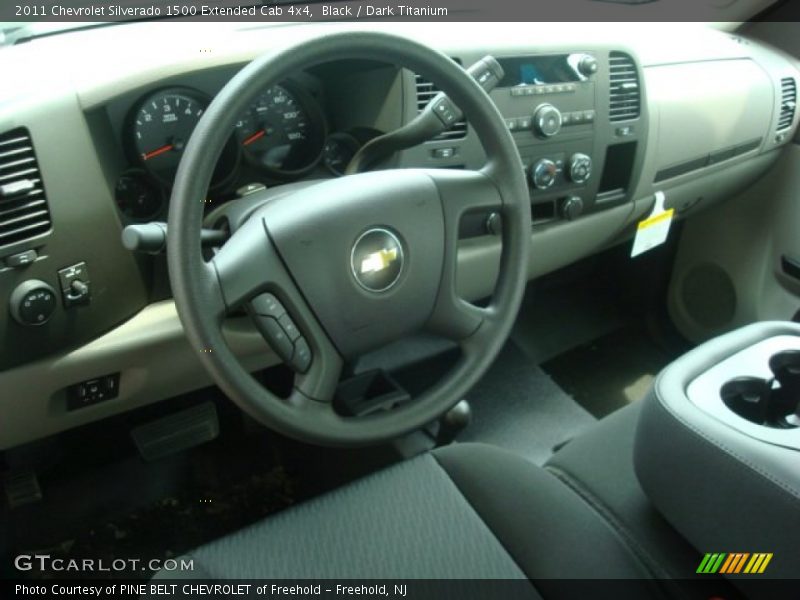 Black / Dark Titanium 2011 Chevrolet Silverado 1500 Extended Cab 4x4