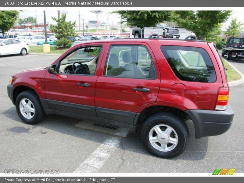 Redfire Metallic / Medium Dark Pebble 2003 Ford Escape XLS V6 4WD
