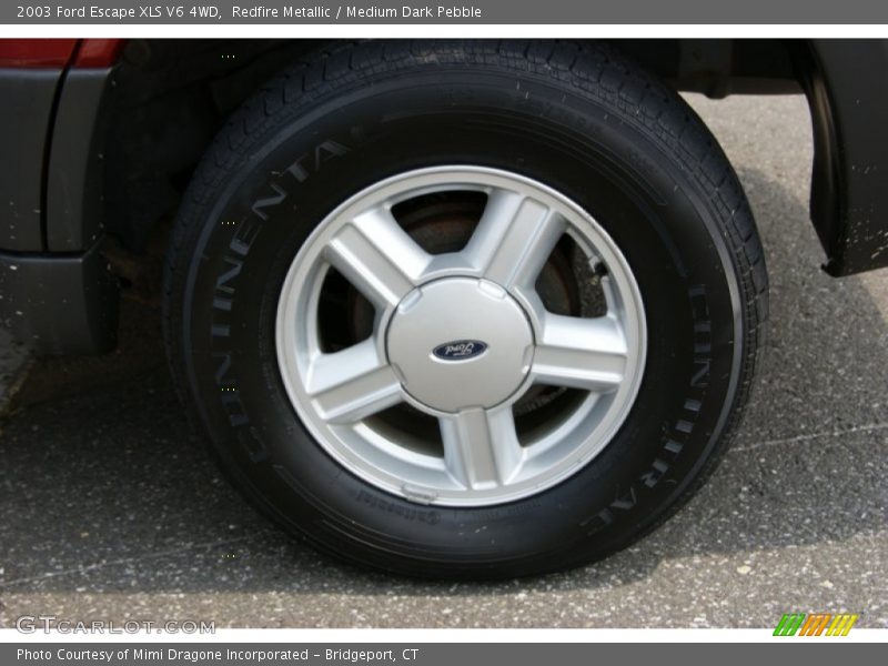Redfire Metallic / Medium Dark Pebble 2003 Ford Escape XLS V6 4WD