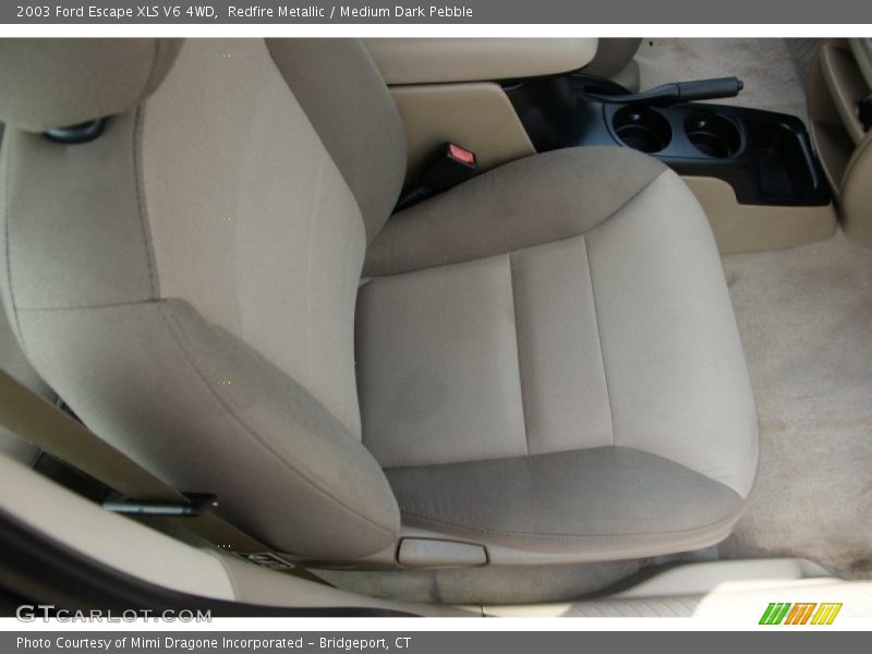 Redfire Metallic / Medium Dark Pebble 2003 Ford Escape XLS V6 4WD