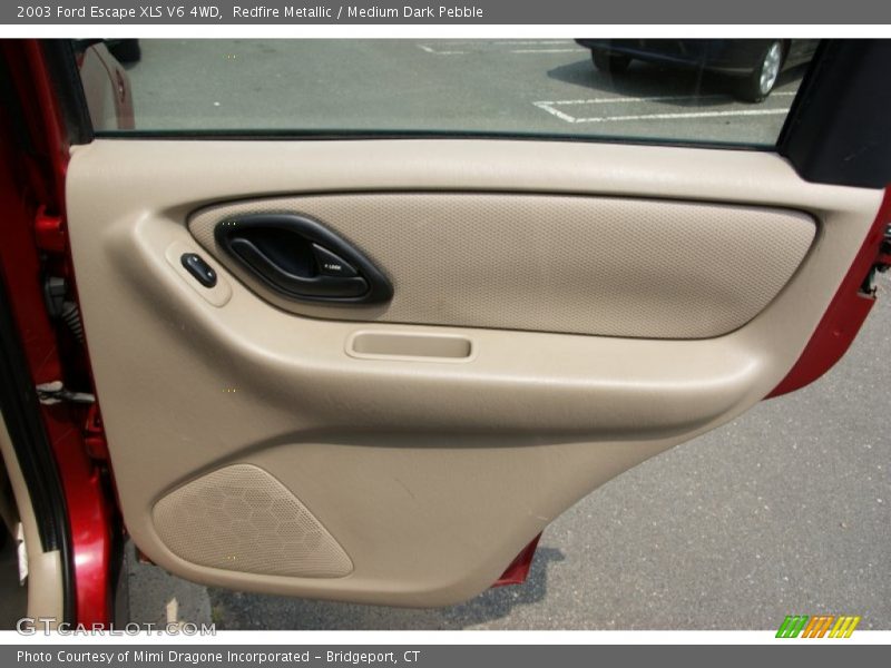 Redfire Metallic / Medium Dark Pebble 2003 Ford Escape XLS V6 4WD