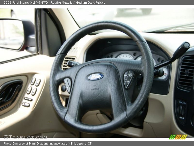 Redfire Metallic / Medium Dark Pebble 2003 Ford Escape XLS V6 4WD