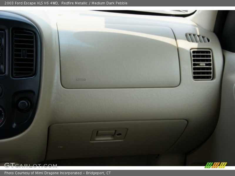 Redfire Metallic / Medium Dark Pebble 2003 Ford Escape XLS V6 4WD