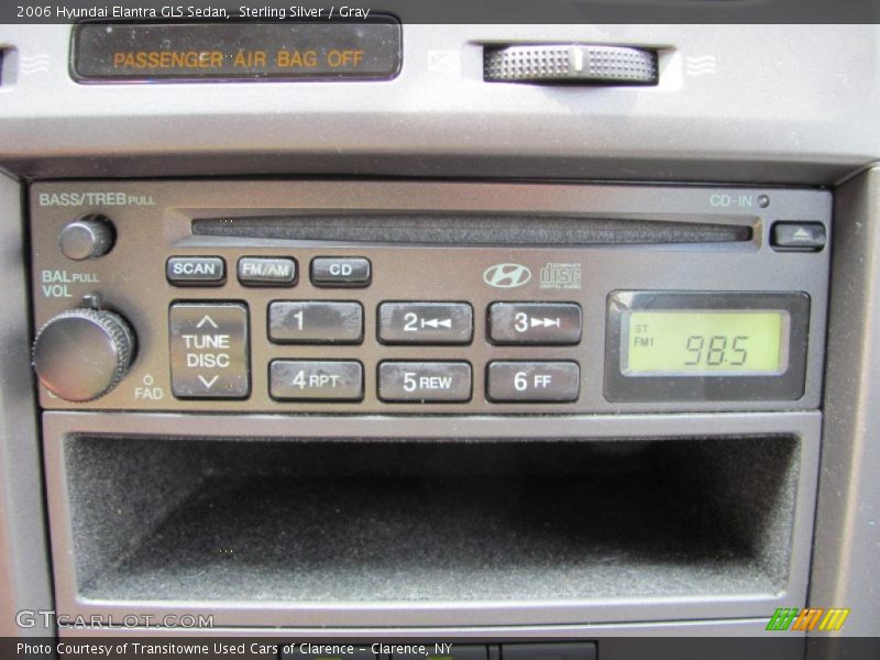 Sterling Silver / Gray 2006 Hyundai Elantra GLS Sedan