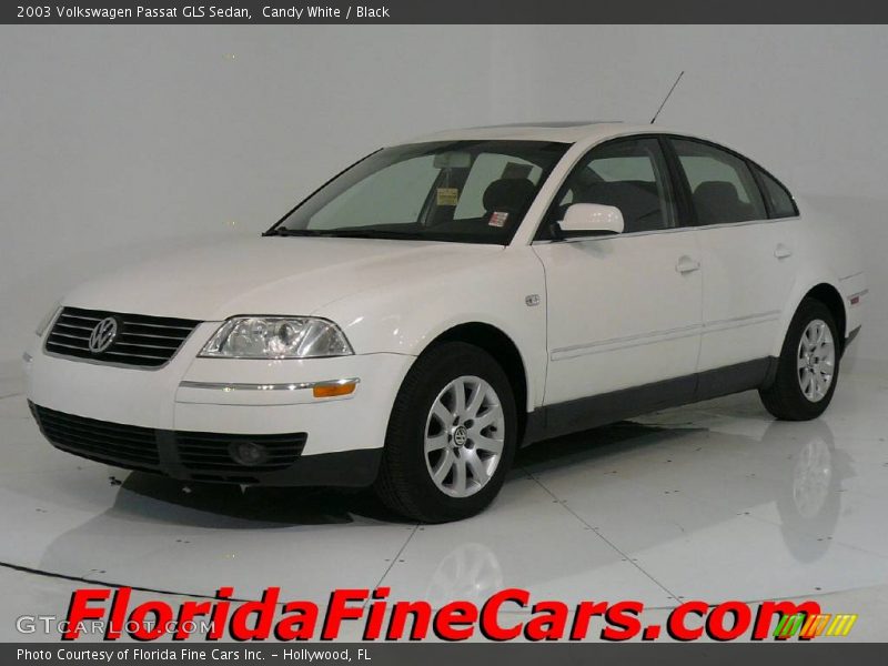 Candy White / Black 2003 Volkswagen Passat GLS Sedan