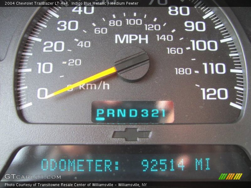 Indigo Blue Metallic / Medium Pewter 2004 Chevrolet TrailBlazer LT 4x4
