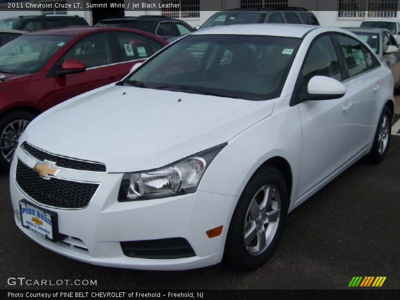 Summit White / Jet Black Leather 2011 Chevrolet Cruze LT