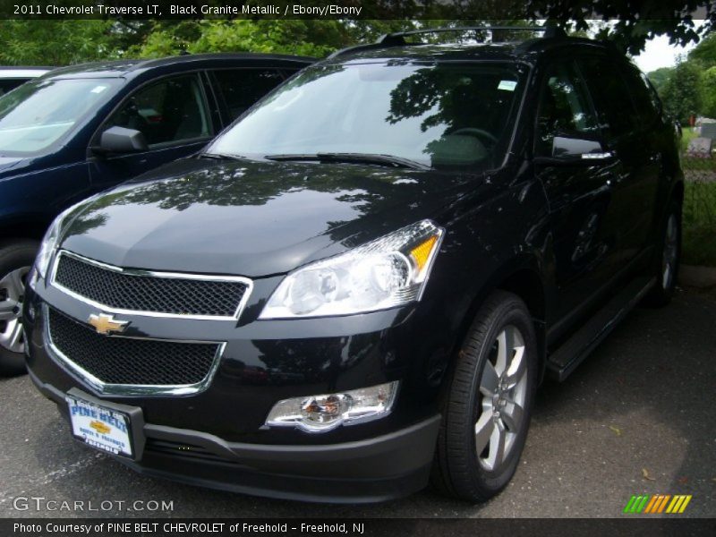 Black Granite Metallic / Ebony/Ebony 2011 Chevrolet Traverse LT