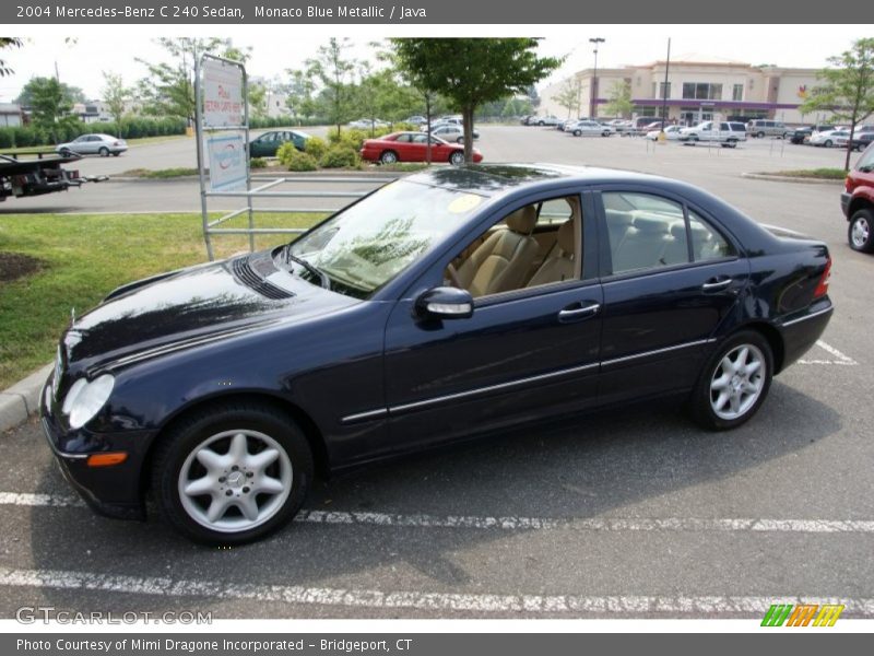 Monaco Blue Metallic / Java 2004 Mercedes-Benz C 240 Sedan
