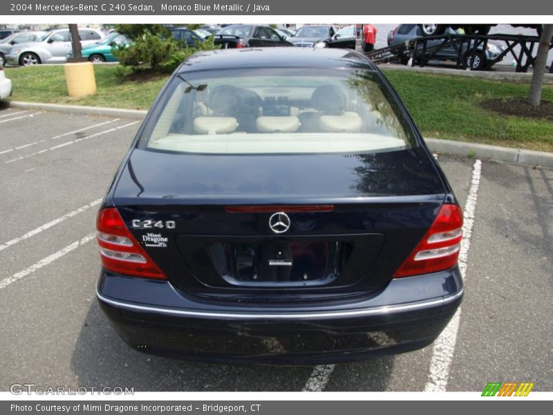 Monaco Blue Metallic / Java 2004 Mercedes-Benz C 240 Sedan