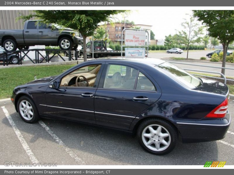 Monaco Blue Metallic / Java 2004 Mercedes-Benz C 240 Sedan