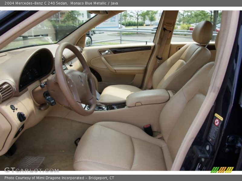 Monaco Blue Metallic / Java 2004 Mercedes-Benz C 240 Sedan