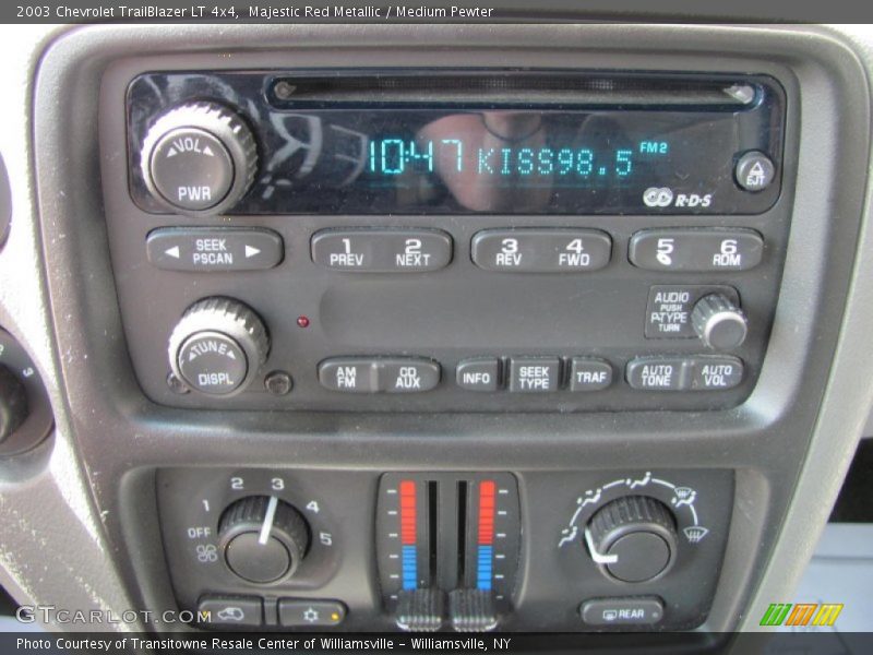 Majestic Red Metallic / Medium Pewter 2003 Chevrolet TrailBlazer LT 4x4