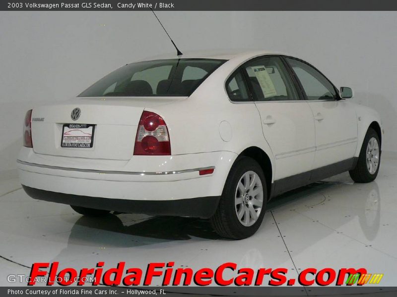 Candy White / Black 2003 Volkswagen Passat GLS Sedan