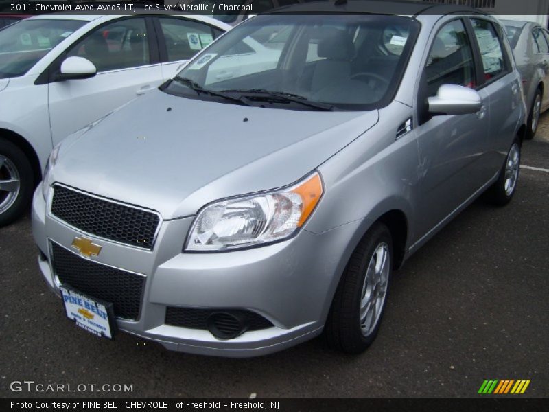 Ice Silver Metallic / Charcoal 2011 Chevrolet Aveo Aveo5 LT