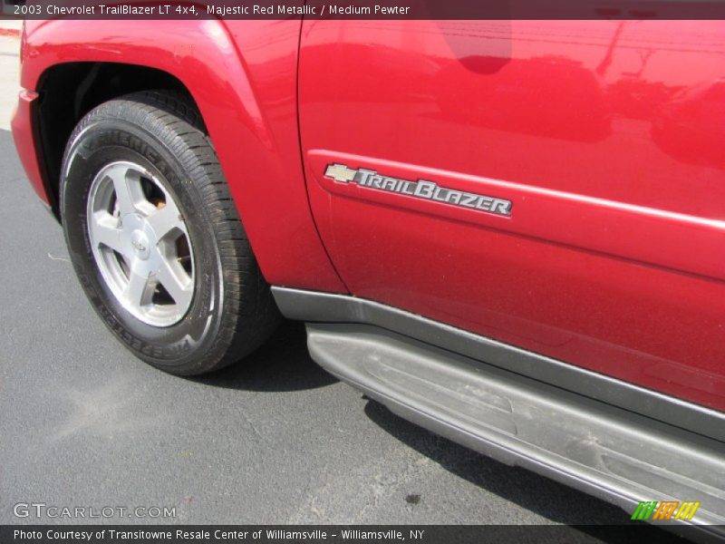 Majestic Red Metallic / Medium Pewter 2003 Chevrolet TrailBlazer LT 4x4