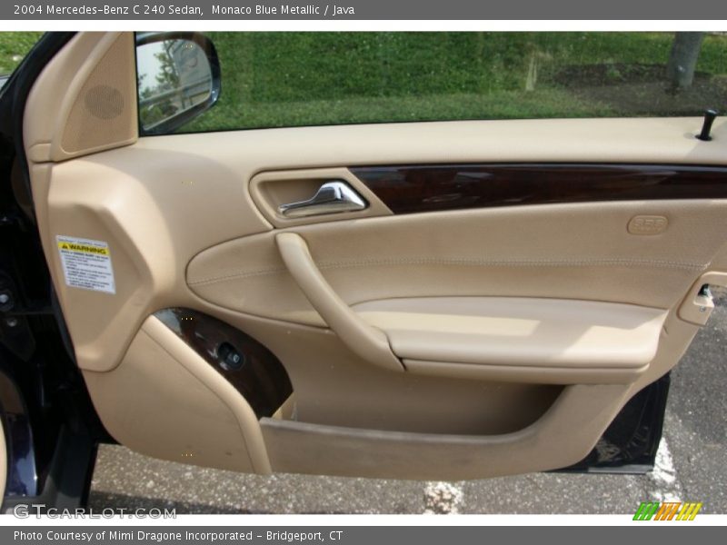 Monaco Blue Metallic / Java 2004 Mercedes-Benz C 240 Sedan