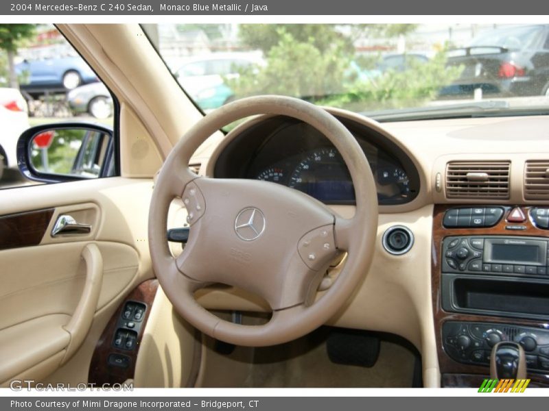 Monaco Blue Metallic / Java 2004 Mercedes-Benz C 240 Sedan