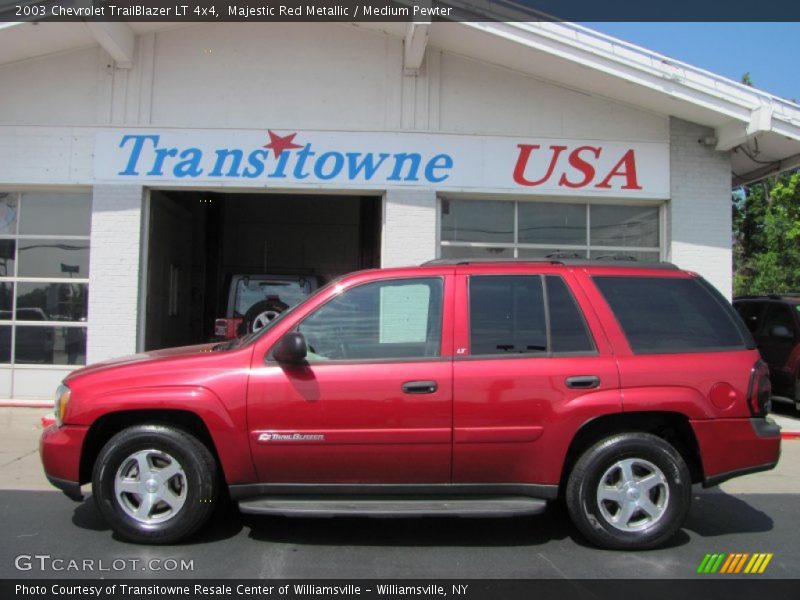 Majestic Red Metallic / Medium Pewter 2003 Chevrolet TrailBlazer LT 4x4