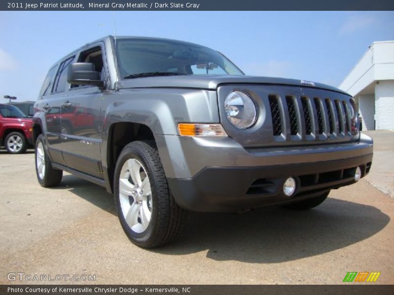 Mineral Gray Metallic / Dark Slate Gray 2011 Jeep Patriot Latitude