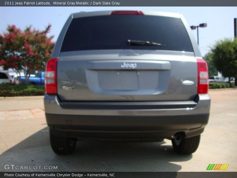 Mineral Gray Metallic / Dark Slate Gray 2011 Jeep Patriot Latitude