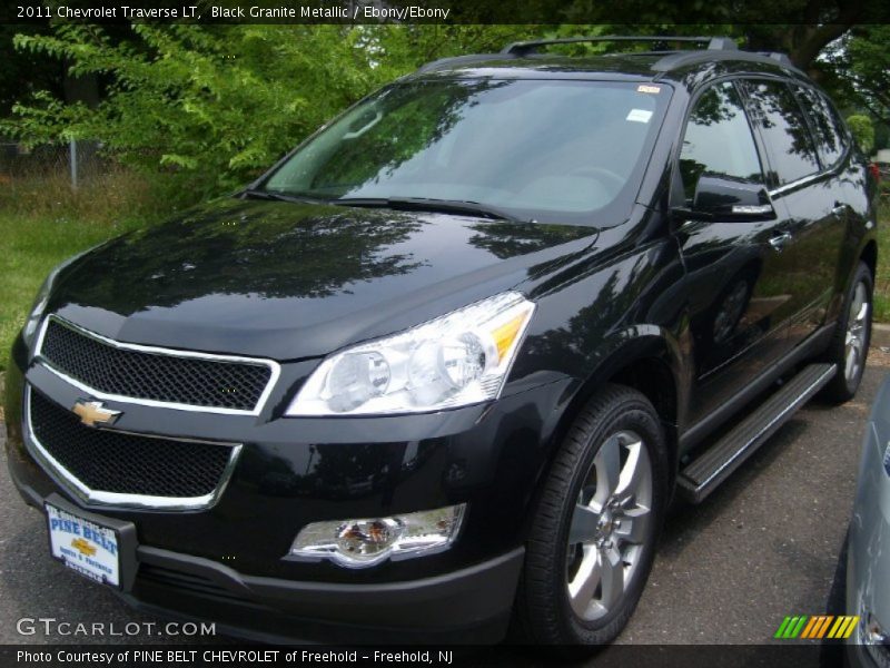 Black Granite Metallic / Ebony/Ebony 2011 Chevrolet Traverse LT