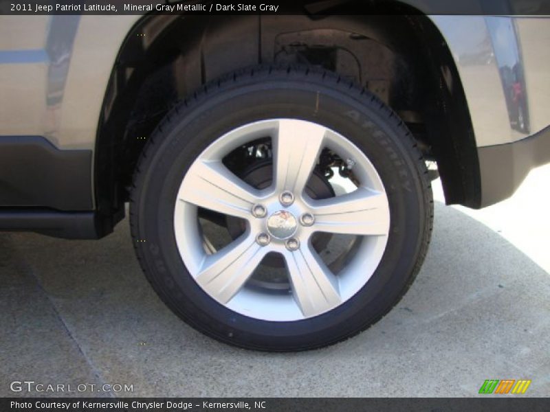 Mineral Gray Metallic / Dark Slate Gray 2011 Jeep Patriot Latitude