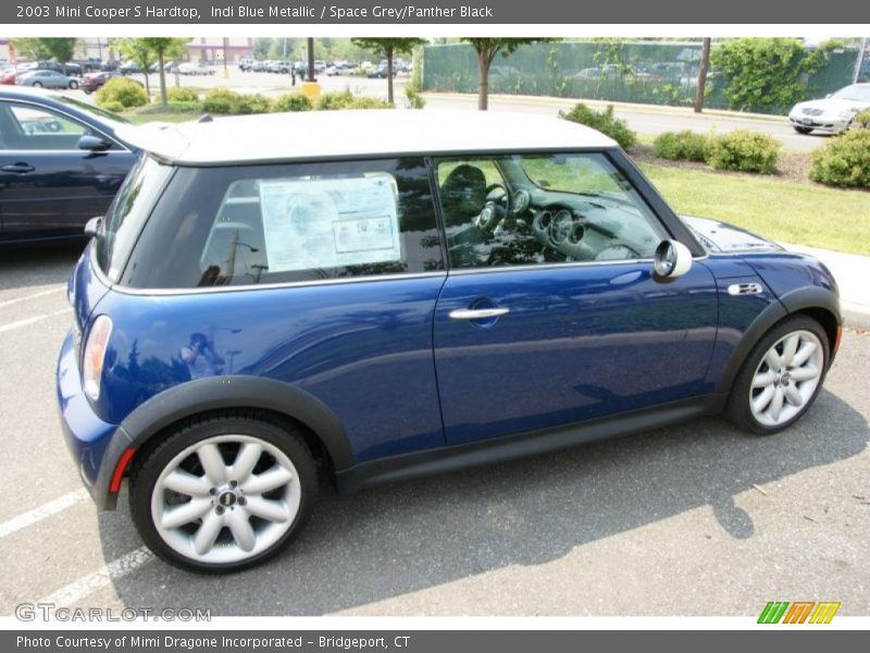 Indi Blue Metallic / Space Grey/Panther Black 2003 Mini Cooper S Hardtop