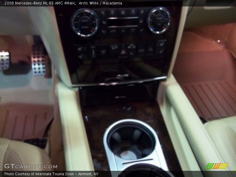 Arctic White / Macadamia 2008 Mercedes-Benz ML 63 AMG 4Matic