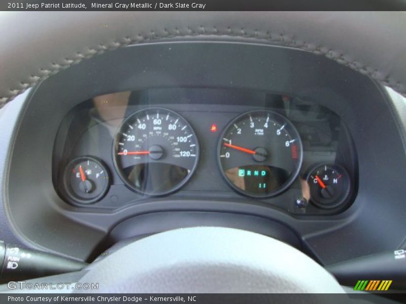 Mineral Gray Metallic / Dark Slate Gray 2011 Jeep Patriot Latitude