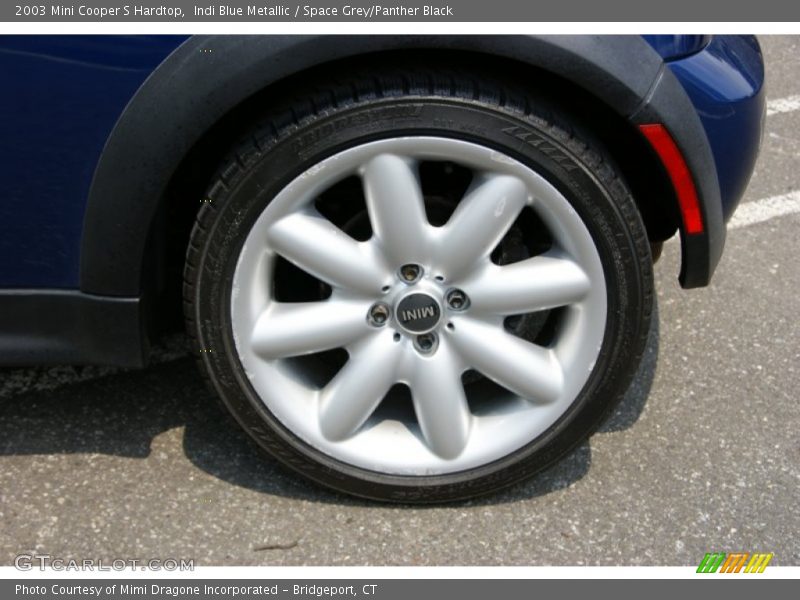 Indi Blue Metallic / Space Grey/Panther Black 2003 Mini Cooper S Hardtop