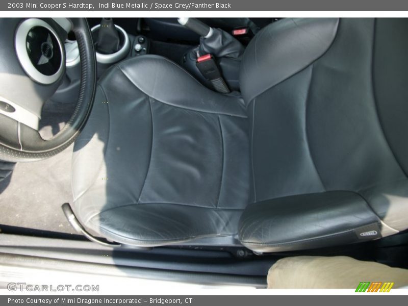 Indi Blue Metallic / Space Grey/Panther Black 2003 Mini Cooper S Hardtop