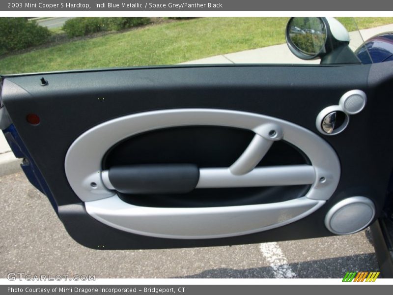 Indi Blue Metallic / Space Grey/Panther Black 2003 Mini Cooper S Hardtop