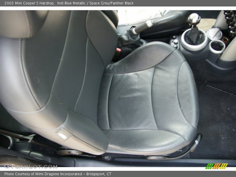 Indi Blue Metallic / Space Grey/Panther Black 2003 Mini Cooper S Hardtop