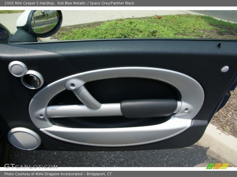 Indi Blue Metallic / Space Grey/Panther Black 2003 Mini Cooper S Hardtop