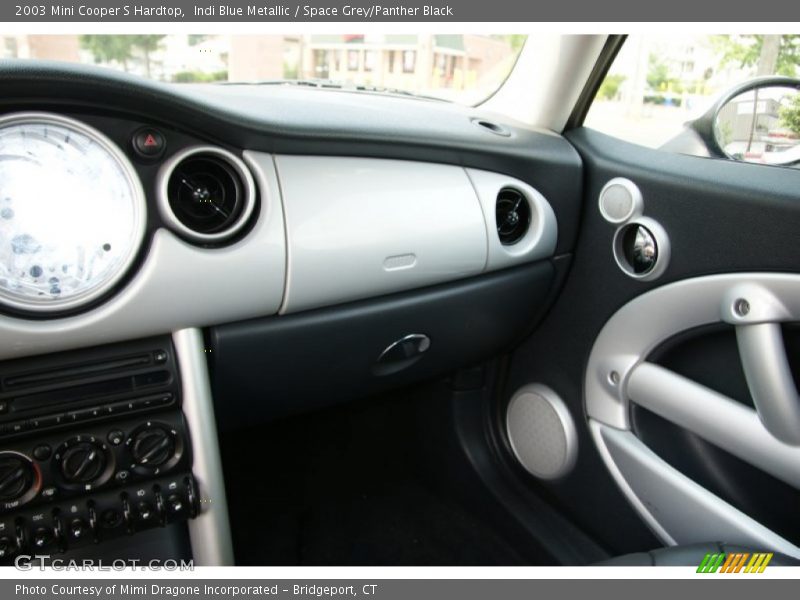 Indi Blue Metallic / Space Grey/Panther Black 2003 Mini Cooper S Hardtop