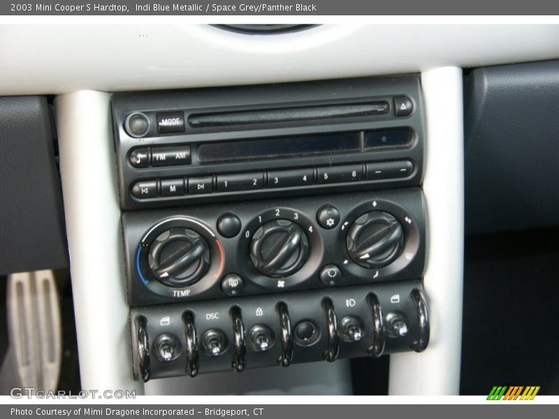 Indi Blue Metallic / Space Grey/Panther Black 2003 Mini Cooper S Hardtop