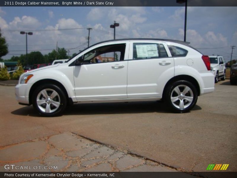 Bright White / Dark Slate Gray 2011 Dodge Caliber Mainstreet