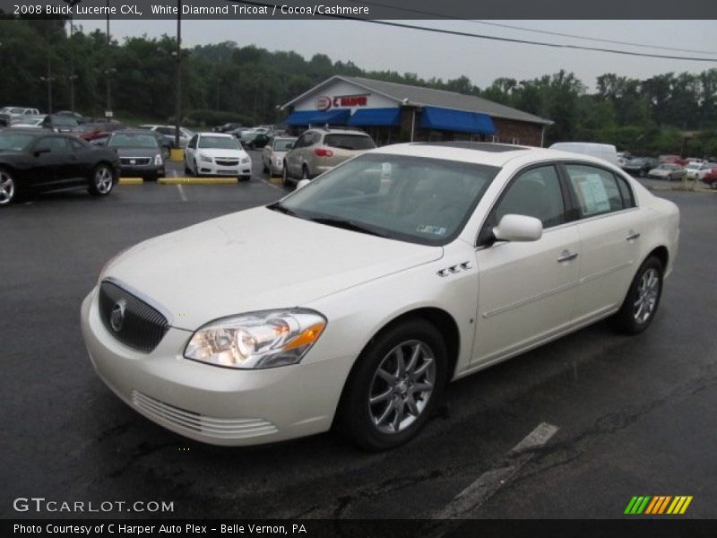 White Diamond Tricoat / Cocoa/Cashmere 2008 Buick Lucerne CXL